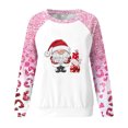 thumbnail image 4 of TIMIFIS Chandail de Noël pour Femmes Décontracté Mignon Gnomes Père Noël Noël Imprimé Chandails à Manches Longues Automne Col Rond Chandail à Enfiler Cadeaux de Noël, 4 of 4