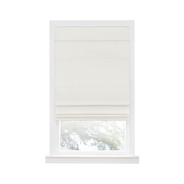 33 x 64 in. Cordless Roman Shade, Ivory