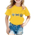 thumbnail image 2 of Vêtements pour Tout-Petites Filles T-Shirts à Manches Courtes Imprimés pour Filles Col Rond Vêtements d'Été pour Tout-Petites Vêtements pour Filles 1-2 Ans, 2 of 3