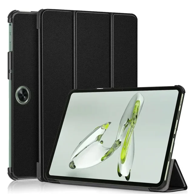 Coque For OPPO Pad Neo Case 11.4 inch Magnetic Tri-Folding Stand Smart Cover Funda For OnePlus Pad Go OPPO Pad Air 2 Tablet Case black For OPPO Pad Air 2