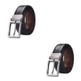 thumbnail image 2 of Wisewang Ceinture Décontractée pour Homme avec Boucle Réversible Style Durable et Soigné Ceinture en Peau de Vache Ceinture Réversible Complets Original 105cm 2Ensemble, 2 of 6