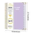 thumbnail image 2 of Staron 2026 Planner, 2026 Weekly Planner English Schedule A5 Plan Book with Separating Pages Plan Notebook Coil Book Planner, 2 of 7