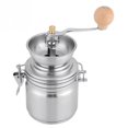 thumbnail image 2 of Stainless Steel Container Manual Coffee Bean Grinder Mills Machine Hand Conical Coffee Burr Grinder Pepper Spice Mills Kitchen Cafe Shop Supplies (Silver), 2 of 8
