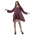 thumbnail image 3 of Moomaya Robes Décontractées Femmes Rayonne Robe Mini à Manches Longues pour Femmes, 3 of 4