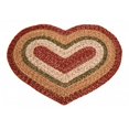 thumbnail image 1 of Mr. MJs Trading AG-64256 Braided Heart Rug, Rosemary, 1 of 1