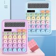 thumbnail image 2 of Ohufall Dopamine Color Scientific Calculators Mechanical Key Basic Small Calculator For School, 2 of 4