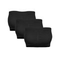 thumbnail image 2 of Double Women Plus Size Strapless Bra Bandeau Tube Removable Padded Top Stretchy, 2 of 5
