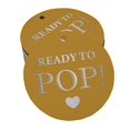 thumbnail image 1 of Inkdotpot Silver Foil Paper Hang Tags Ready To Pop Baby Shower Favor Tags 50 Pieces, 1 of 6
