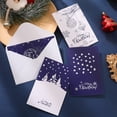 thumbnail image 4 of Dvkptbk Paper Greeting Cards 6 PCS Christmas Greeting Cards Gift Thank You Cards Set of 6 with Envelopes Holiday Cards Christmas Blessing Cards Thank You Cards Home Decoration, 4 of 6