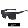 thumbnail image 1 of P0110  Personalized Siamese Large Frame Sunglasses Men‘s Trendy Driving Polarized Sunglasses, 1 of 6