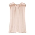 thumbnail image 4 of LOVZFMLL Camisoles pour Femmes à Paillettes Amples Polluer Unies à Col Rond Blouse Chemise Hauts, 4 of 5