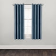 thumbnail image 1 of Mainstays Faux Suede Drapery Grommet Window Curtains Panel, 1 of 6