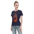 thumbnail image 4 of T-Shirt Basique à Manches Courtes pour Femmes Dragon Ball Little Goku, 4 of 6