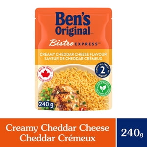 BEN'S ORIGINAL BISTRO EXPRESS Creamy Cheddar Cheese Rice Side Dish, 240g Pouch