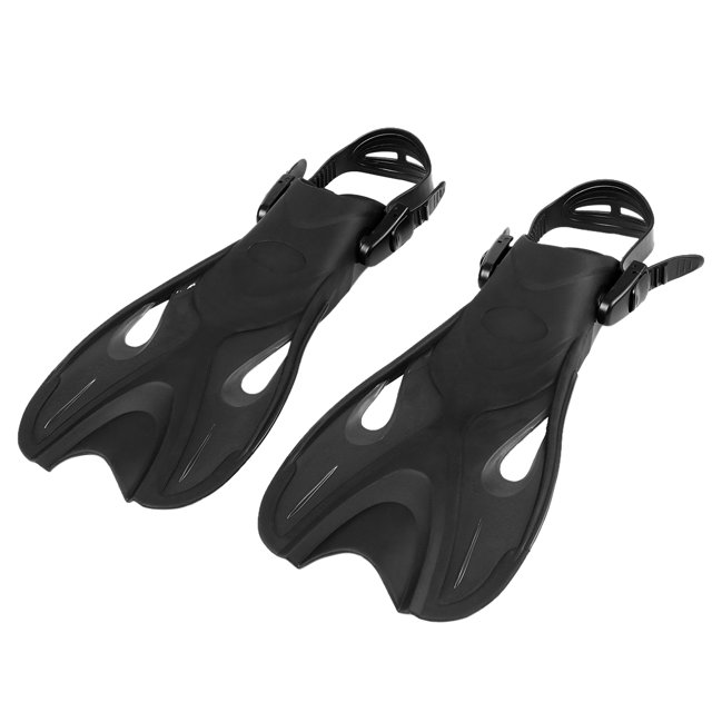 Palmes de Plongée pour Adultes / Enfants Talon Ouvert Sangle Réglable Équipement de Plongée Natation Snorkeling