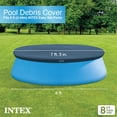 thumbnail image 2 of Intex 8 Foot Easy Set Cover for Above Ground Swimming Pool Vinyl Round (2 Pack), 2 of 6