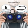 thumbnail image 3 of Cooling Fan for Steam Deck Portable Holder Stand with LED Light - Compatible with Steam Deck/ Switch/ OLED  Efficient Dual Cooling System, 3 of 8