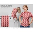 thumbnail image 5 of oneOone Cotton Cambric Red Fabric Abstract Stripe Sewing Craft Projects Fabric Prints By Yard 56 Inch Wide, 5 of 5