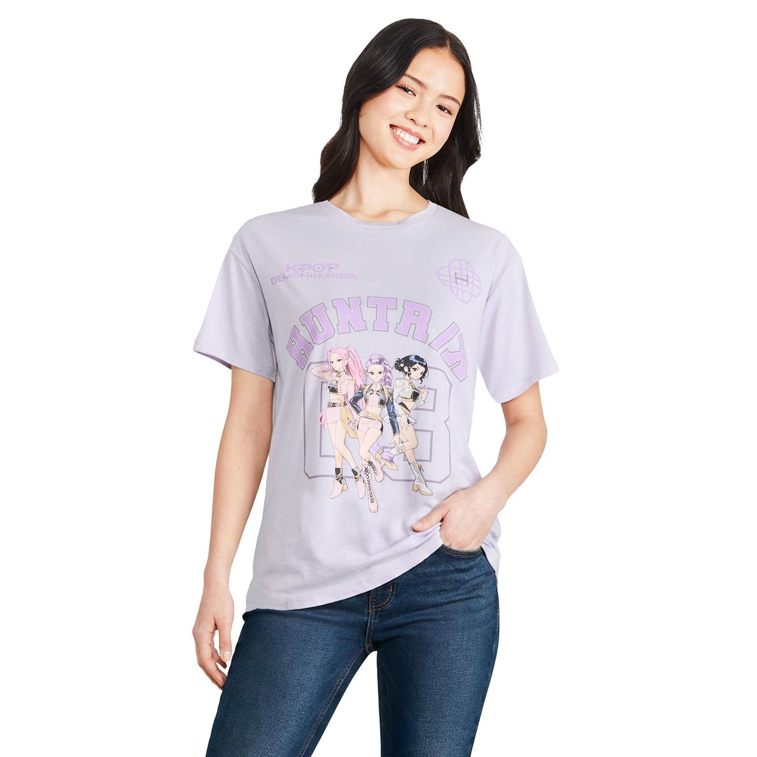 T-shirt Huntrix Les Guerrières de la K-pop pour femmes