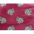 thumbnail image 4 of oneOone Georgette Viscose Fabric Rabbit Block Printed Craft Fabric BTY 42 Inch Wide, 4 of 4