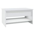 thumbnail image 3 of vidaXL Coffee Table White 80x50x40 cm Engineered Wood, 3 of 5