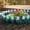 Light Blue, variant on Plastic Garden Edging, 6 Pack Flower Bed Border Fence for Pathways Yard