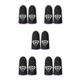 thumbnail image 1 of Baohd Gants à Manchon pour Jeu Mobile Résistants à la Sueur et Confortables Violet 45x25mm 5Ensemble, 1 of 6