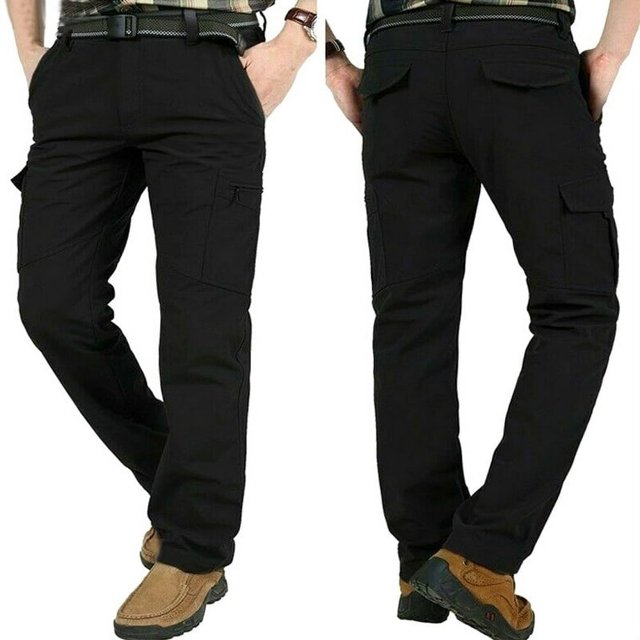 Men Work Multi-Pockets Cargo Pants Climbing Hiking Quick Dry for Outdoor Summer(Gray M)