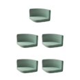 thumbnail image 3 of kurtrusly Trilateral Chair Covers Wide Application And Strong Elastic Chair Protection Made Easy Polyester Cover Chairs Decoration green 5Set, 3 of 6