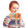 thumbnail image 4 of Multicolor Wooden Camera Shaped Visual Effect Toy For Kids Rotating Lens Early Learning Educational Kaleidoscope Inspires Exploration 3.7 X 2.8 X 2.2 Inches, 4 of 6