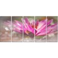 thumbnail image 2 of Lotus Rose sur Fond Abstrait - Impression d'Art Floral sur Toile, 2 of 3