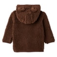 thumbnail image 2 of George Baby Boys' Pile Fleece Full Zip Hoodie, 2 of 2