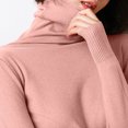 thumbnail image 5 of DPTALR Blouse pour Femmes à Col en R, Manches Longues, Coupe Ample, Couleur Unie, 5 of 5