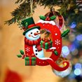 thumbnail image 3 of Matoen12 26 Letters Christmas Tree Decoration Pendant Christmas Tree Ornaments Personalized DIY Christmas Ornaments Christmas Decoration Xmas Tree Hanging Decor Feature, 3 of 4