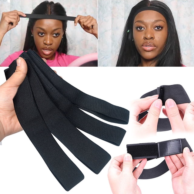 Hair Rope Hair Accessory for Wigs Edge Band Elastic Fusible WrapPaving Lace Band Edge Wrap for Wig Styling and Secure Fit