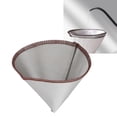 thumbnail image 1 of Filtre à Café Réutilisable en Acier Inoxydable, Forme Cône, Maille de Filtration Fine, Filtre Sans Papier pour Ustensiles de Café Infusé à la Main, 1 of 7