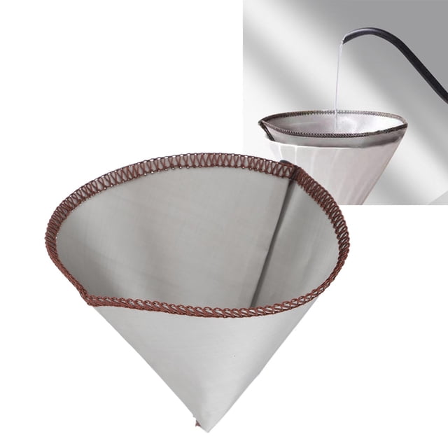 Filtre à Café Réutilisable en Acier Inoxydable, Forme Cône, Maille de Filtration Fine, Filtre Sans Papier pour Ustensiles de Café Infusé à la Main