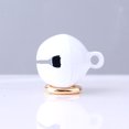 thumbnail image 1 of Pet Collar Bell Dog Collar Bell Cat Collar Bell Pet Pendant Accessories Pet Collar Bell Iron Pet Round One Piece Bell Collar Pendant Accessories With Keyring For Cats And DogsWhite, 1 of 1