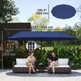 thumbnail image 3 of Outsunny 15ft Double-sided Patio Umbrella, Extra Large Outdoor Parasol, 3 of 10