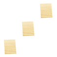 thumbnail image 3 of Wweixi Eye Face Gems Rhinestone Stickers Beads No Glue Eyebrow Rainbow Makeup Jewelry Accessory DIY Decorations Wedding Yellow 3Set, 3 of 6