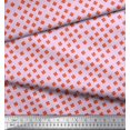 thumbnail image 2 of Soimoi Georgette Viscose Fabric Clover Leaves Printed Craft Fabric by the Yard 42 Inch Wide, 2 of 3