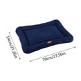thumbnail image 2 of Tapis de Cage Robuste et Anti-Morsure avec Dessous Antidérapant et Fermeture Éclair Dissimulée, Lit pour Animal Lavable pour un Chenil Douillet, 2 of 4