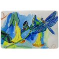 thumbnail image 1 of Betsy Drake DM813 Tapis de Porte Jaune à Cloches et Libellule - 18 x 26 Po, 1 of 1
