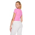 thumbnail image 3 of No Boundaries Women's Rib Baby Tee, 3 of 6