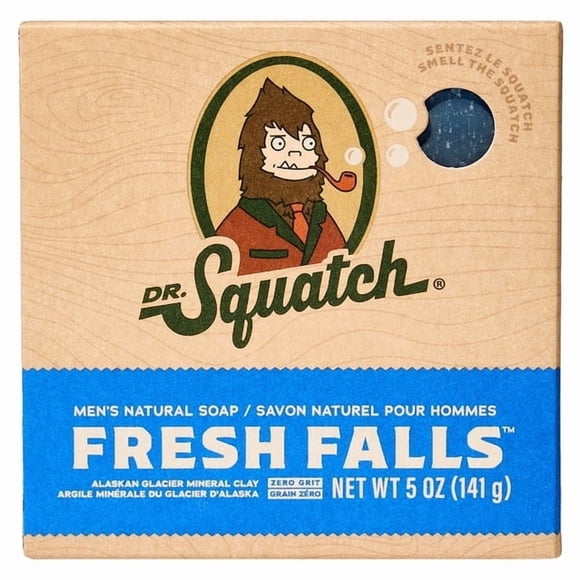 DR. SQUATCH Men's Natural Bar Soap - Fresh Falls - 5oz