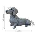 thumbnail image 3 of PVCS Resin Cute Gardening Decoration Dog Statue Ornament Sculpture, 3 of 8