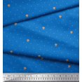 thumbnail image 2 of Soimoi Rayon Crepe Fabric Artistic Flower & Dots Fabric Prints by Yard 46 Inch Wide, 2 of 3