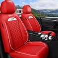 thumbnail image 3 of Maidao Universal Car Seat Covers Full Set for Mercedes-Benz for C300 2008-Present 5 Seats Water Resistant Front Rear Cushion Protector Red, 3 of 6