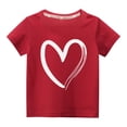 thumbnail image 1 of Rbaofujie T-Shirts à Manches Courtes pour Filles Col Ras du Cou Confort Doux T-Shirts Basiques., 1 of 3