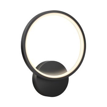 Artika Solis Modern Black LED Wall Light Indoor Outdoor Accent Lighting